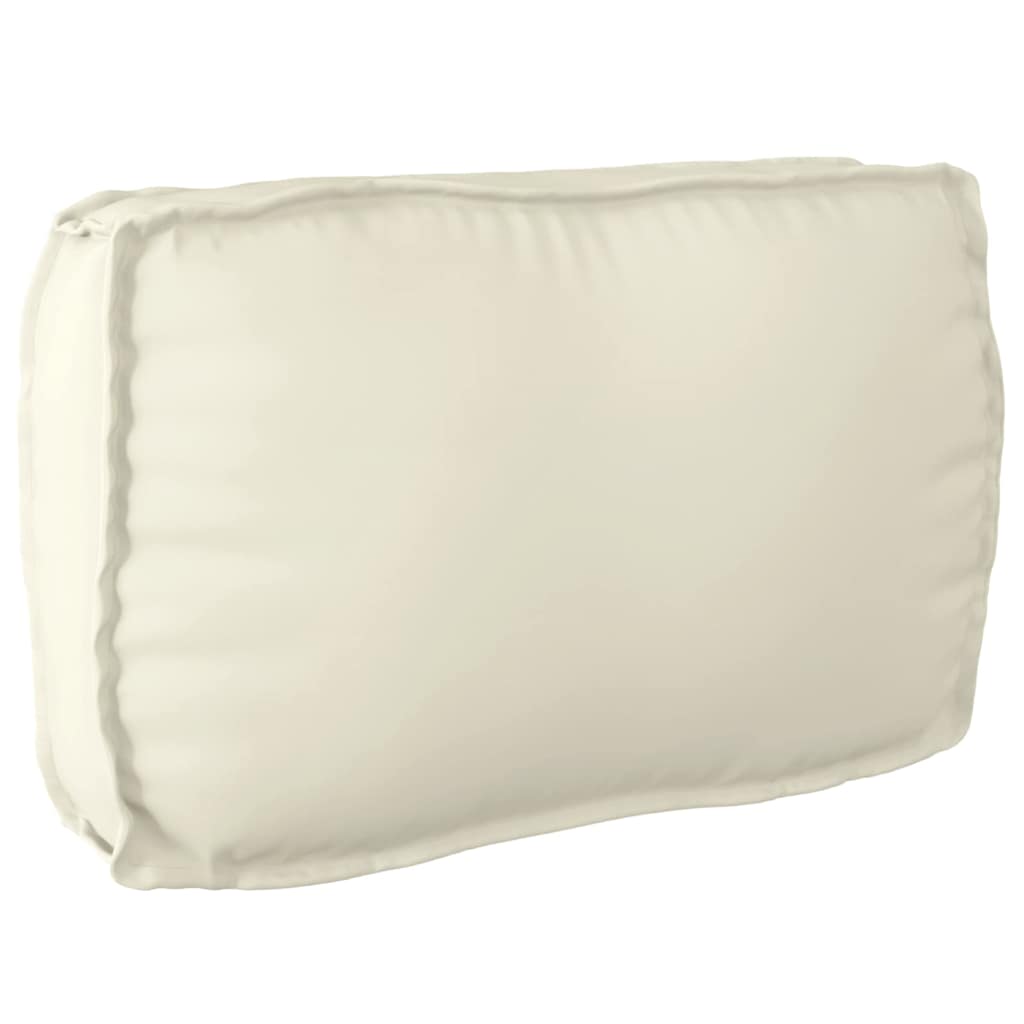 vidaXL Pallet Kissen Set 3 pcs Creme 120 x 80 x 12 cm Oxford-Stoff