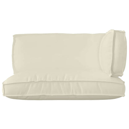 vidaXL Pallet Kissen Set 3 pcs Creme 120 x 80 x 12 cm Oxford-Stoff