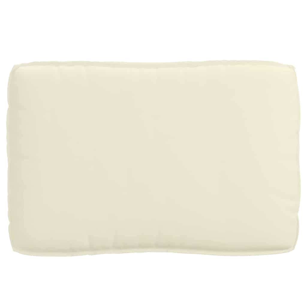 vidaXL Pallet Kissen Set 3 pcs Creme 120 x 80 x 12 cm Oxford-Stoff