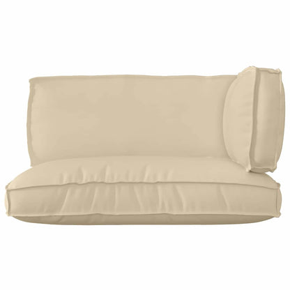 vidaXL Palettenkissenset 3 pcs Beige Oxford-Stoff