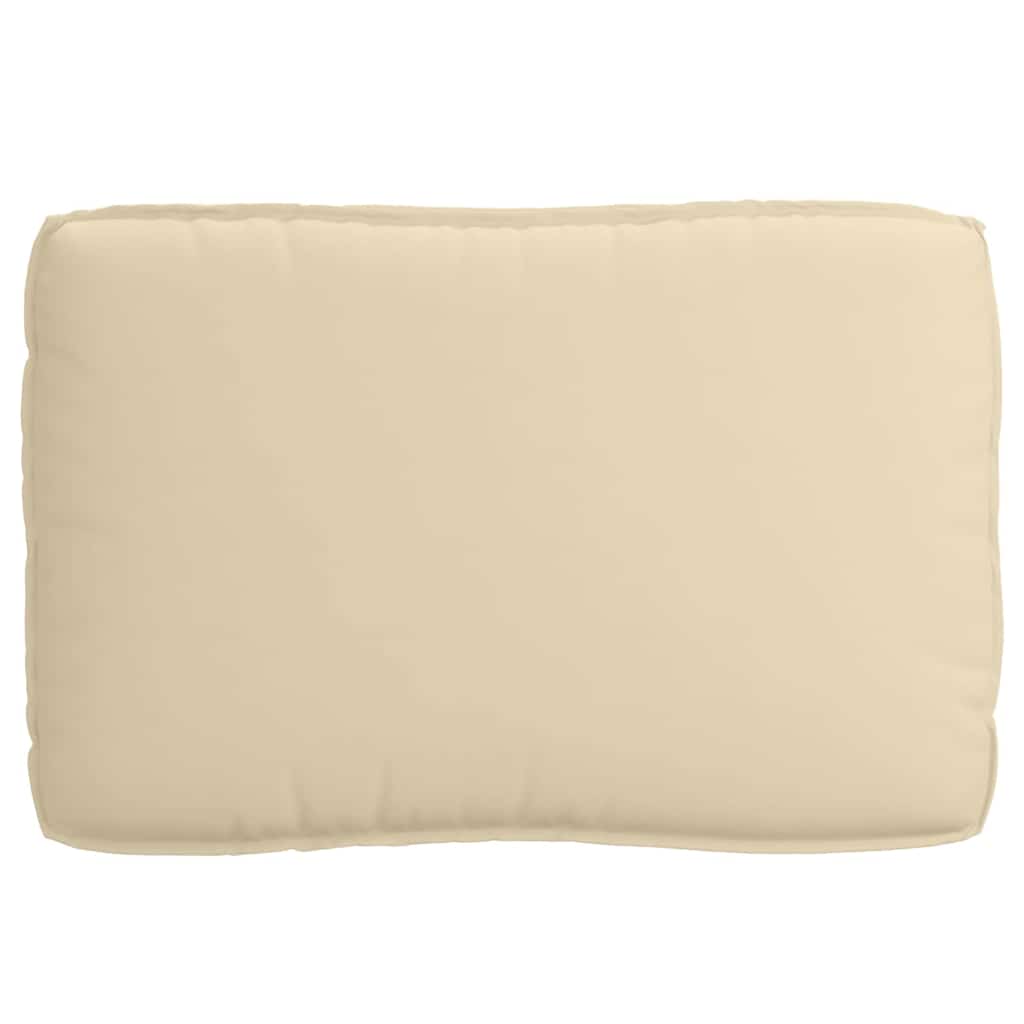 vidaXL Palettenkissenset 3 pcs Beige Oxford-Stoff