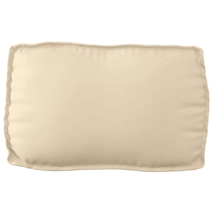 vidaXL Palettenkissenset 3 pcs Beige Oxford-Stoff