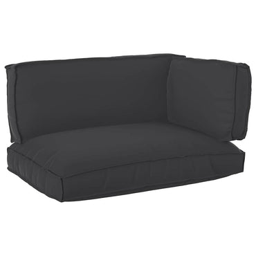 vidaXL Pallet Kissen Set 3 pcs Schwarz 120 x 80 x 12 cm Oxford-Stoff