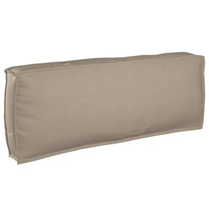 vidaXL Pallet Kissen Set 3 pcs Taupe 120 x 80 x 12 cm Oxford-Stoff