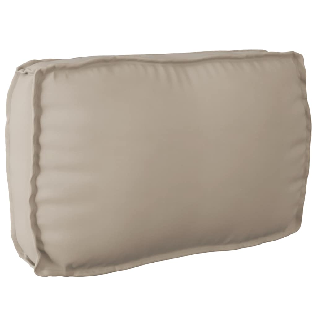 vidaXL Pallet Kissen Set 3 pcs Taupe 120 x 80 x 12 cm Oxford-Stoff