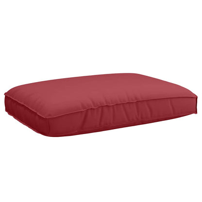 vidaXL Pallet Kissen Set 3 pcs Weinrot 120 x 80 x 12 cm Oxford-Stoff