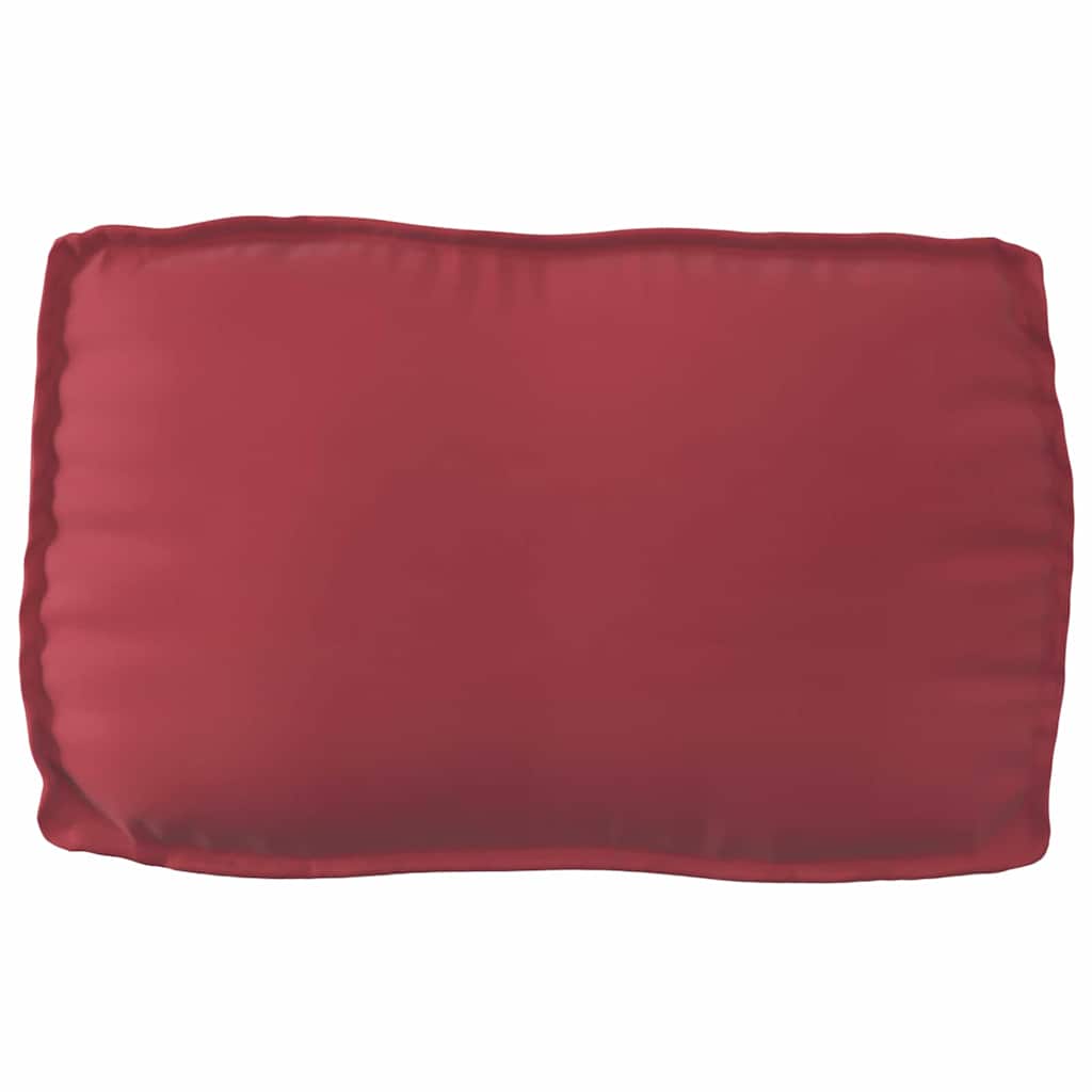 vidaXL Pallet Kissen Set 3 pcs Weinrot 120 x 80 x 12 cm Oxford-Stoff