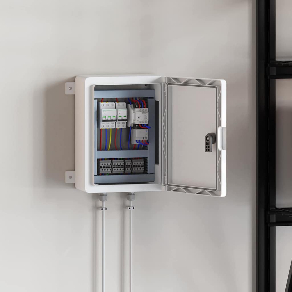 Steuerungsschrank Grau 32 x 15 x 35 cm ABS Kunststoff