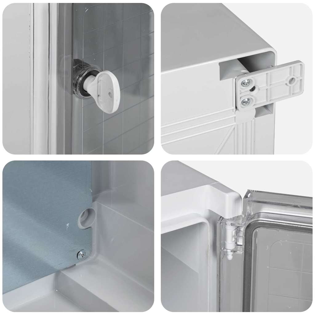 Steuerungsschrank Grau 32 x 13 x 30 cm ABS Kunststoff