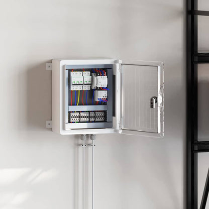 Steuerungsschrank Grau 37 x 16,5 x 35 cm ABS Kunststoff