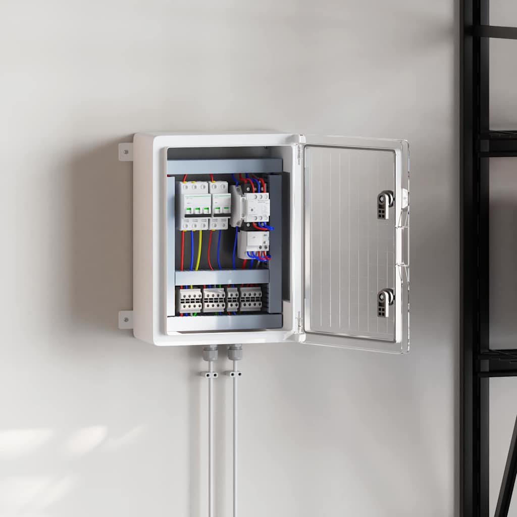 Steuerungsschrank Grau 37 x 16,5 x 40 cm ABS Kunststoff