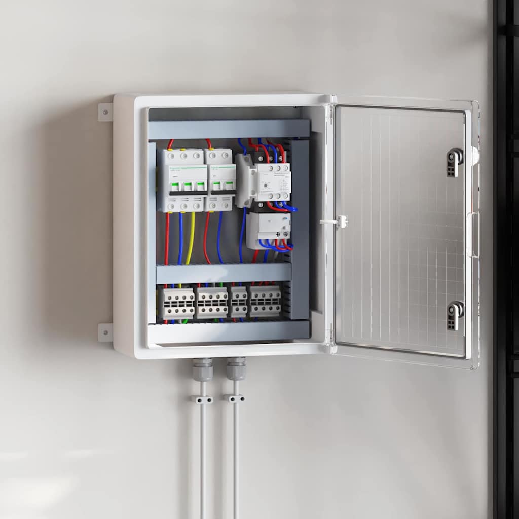 Steuerungsschrank Grau 47 x 24 x 50 cm ABS Kunststoff