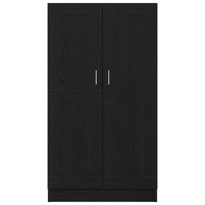 vidaXL Bücherregal Schwarz Eichen-Optik 82,5 x 30,5 x 150 cm