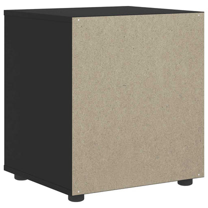 vidaXL Nachttisch VISNES Schwarz 45x40x50 cm Holzwerkstoff