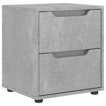 vidaXL Nachttisch VISNES Betongrau 45x40x50 cm Holzwerkstoff