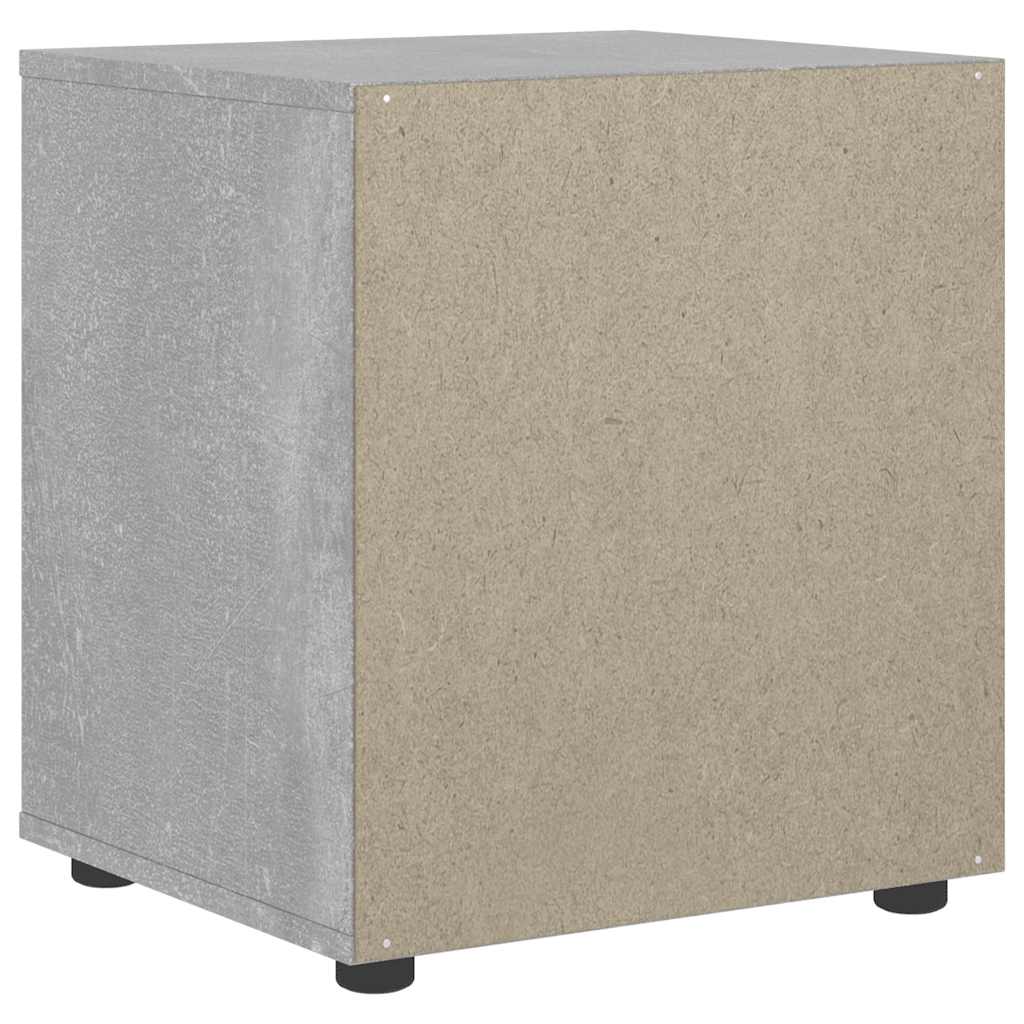 vidaXL Nachttisch VISNES Betongrau 45x40x50 cm Holzwerkstoff