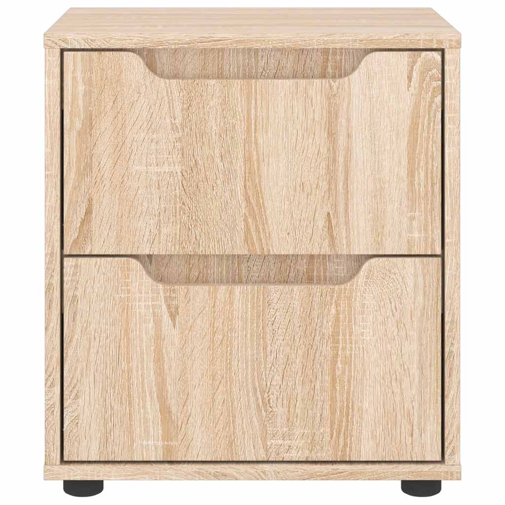 vidaXL Nachttisch VISNES Sonoma-Eiche 45x40x50 cm Holzwerkstoff