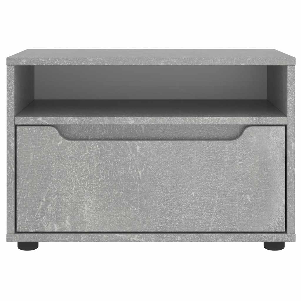 TV-Schrank VISNES Betongrau 60x40x38 cm Holzwerkstoff