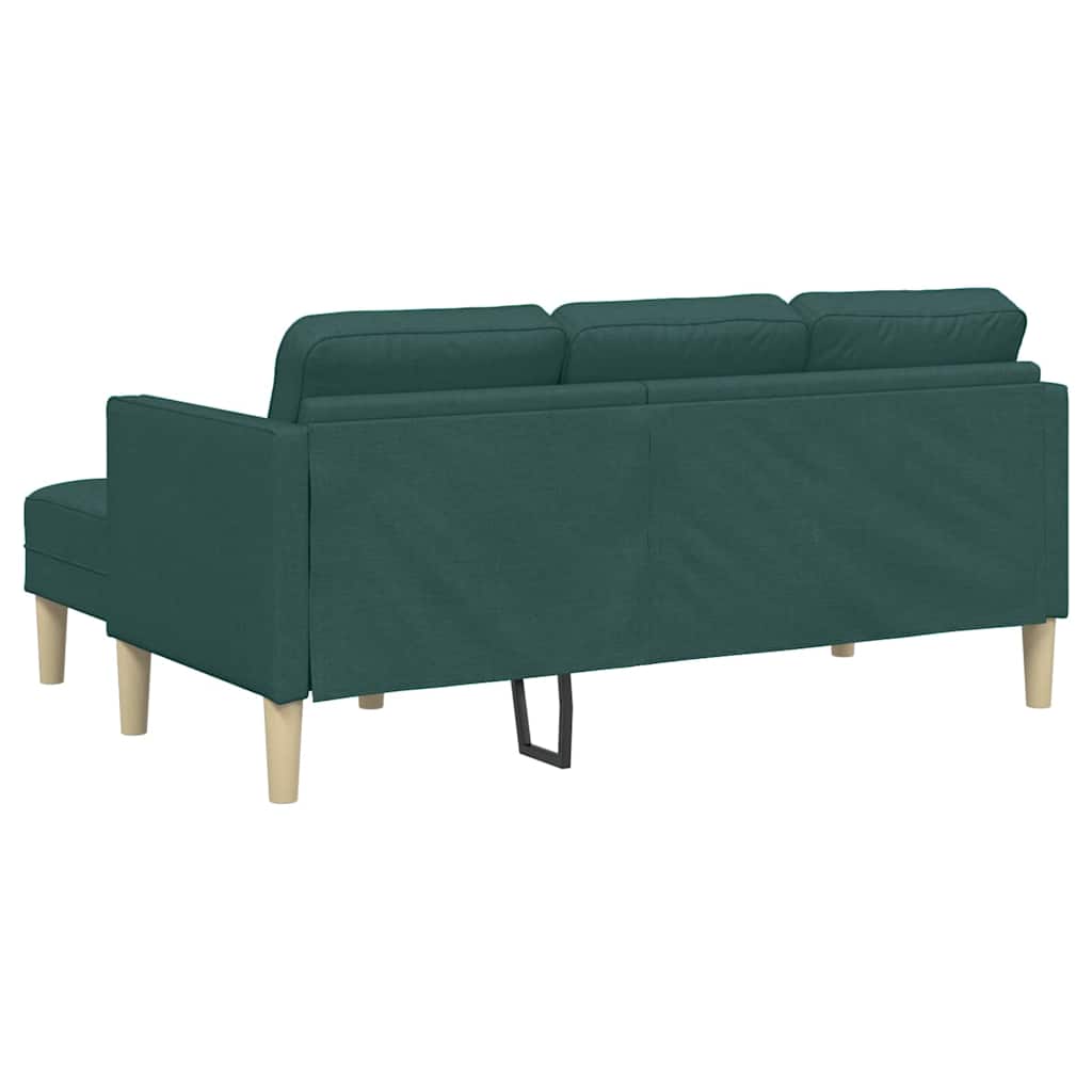 Sofa Set mit Kissen Dunkelgrün Polyester