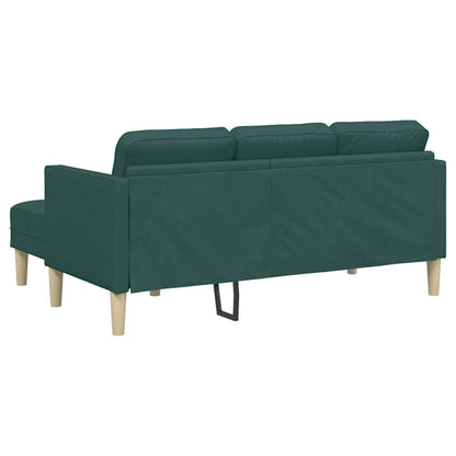 Sofa Set mit Kissen Dunkelgrün Polyester