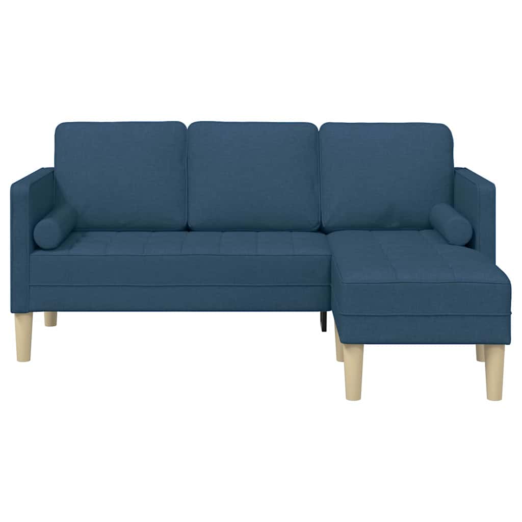 vidaXL Sofa Set Blau 173 x 131 x 67 cm Stoff