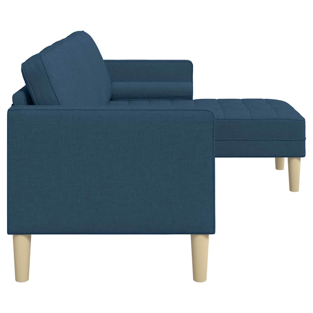 vidaXL Sofa Set Blau 173 x 131 x 67 cm Stoff
