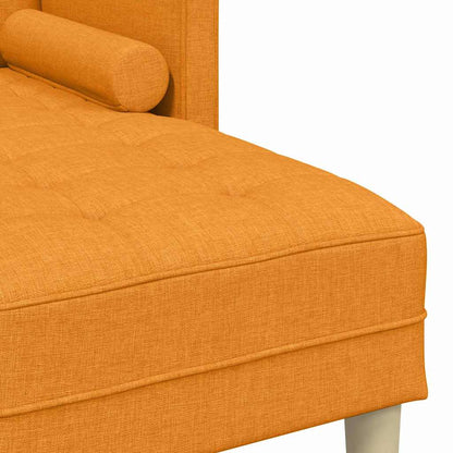 vidaXL Sofa Set Dunkelgelb 173 x 131 x 67 cm Stoff