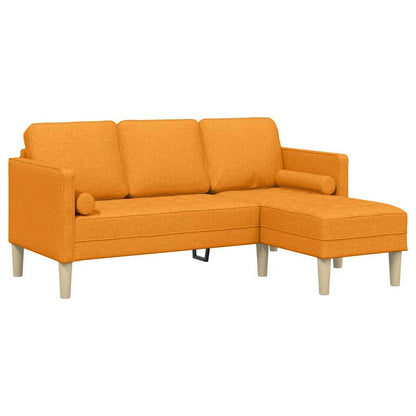 vidaXL Sofa Set Dunkelgelb 173 x 131 x 67 cm Stoff
