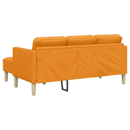 vidaXL Sofa Set Dunkelgelb 173 x 131 x 67 cm Stoff