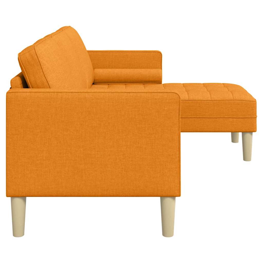 vidaXL Sofa Set Dunkelgelb 173 x 131 x 67 cm Stoff
