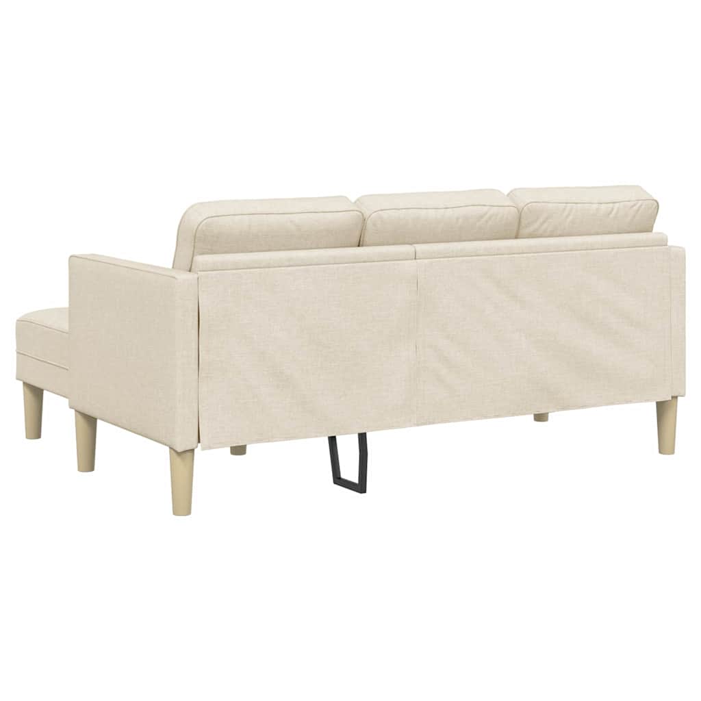 Sofa Set mit Kissen Leinen Polyester