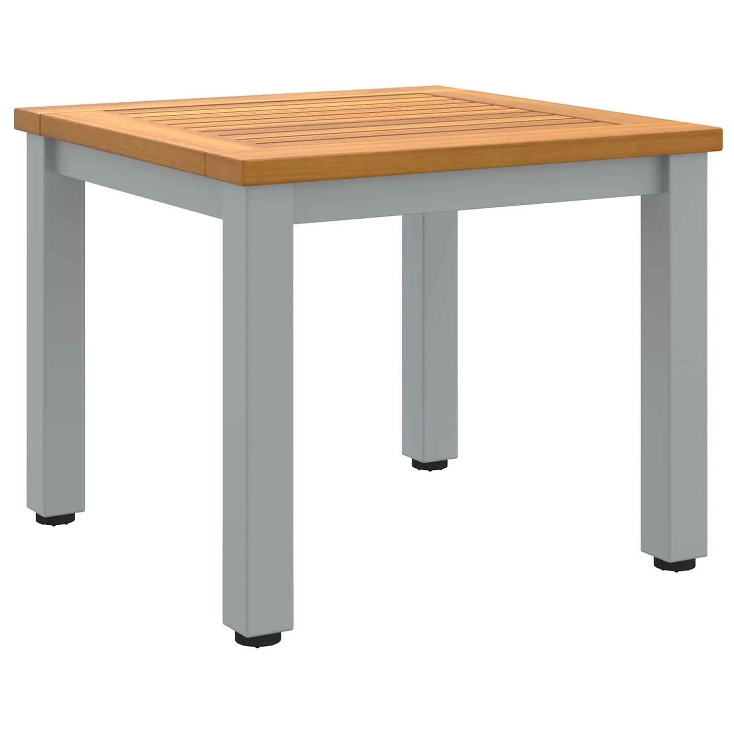 vidaXL Tisch für Outdoor Natürlich und Grau 45 x 45 x 38 cm