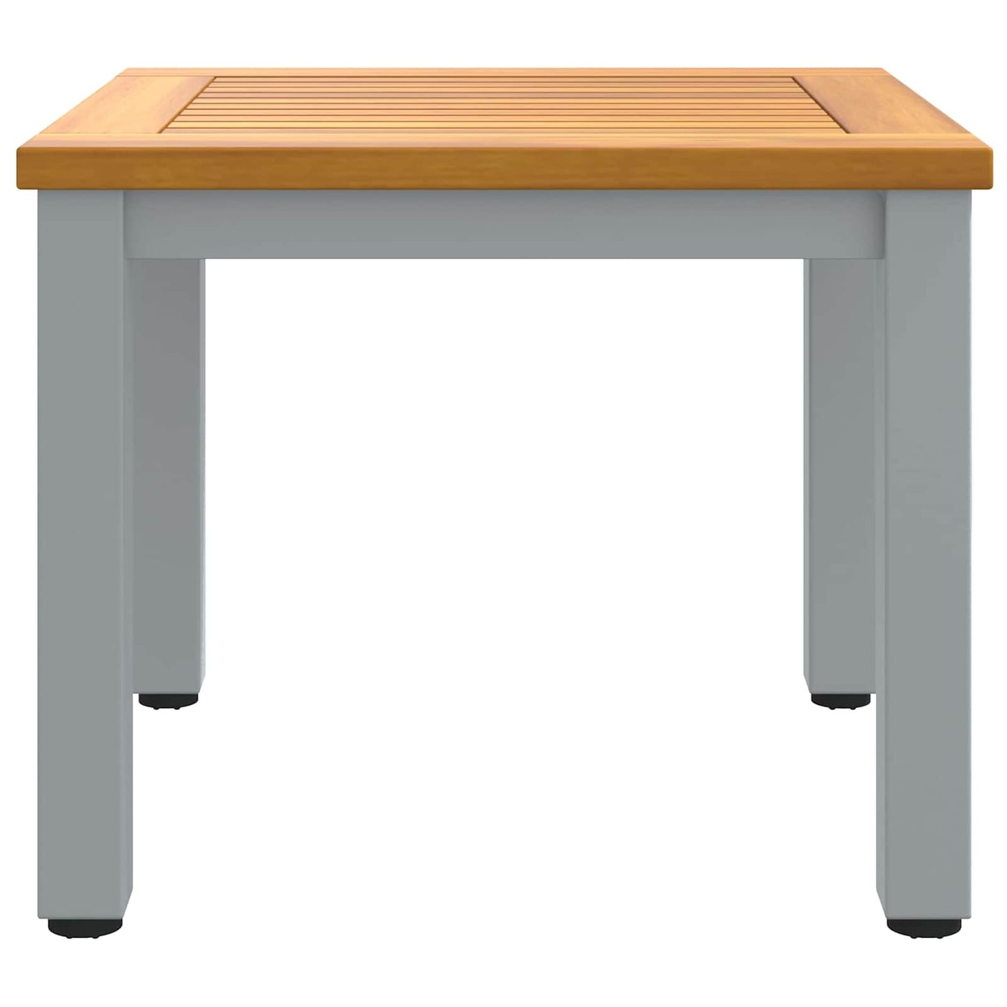 vidaXL Tisch für Outdoor Natürlich und Grau 45 x 45 x 38 cm