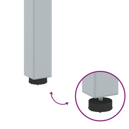 vidaXL Tisch für Outdoor Natürlich und Grau 45 x 45 x 38 cm