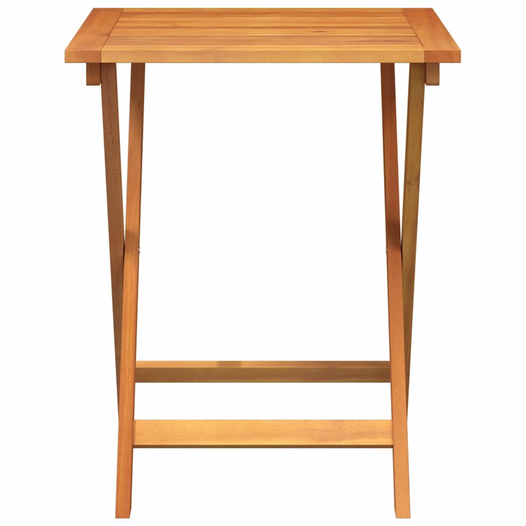 vidaXL Gartentisch Natur 60 x 60 x 72 cm Massivholz Akazie