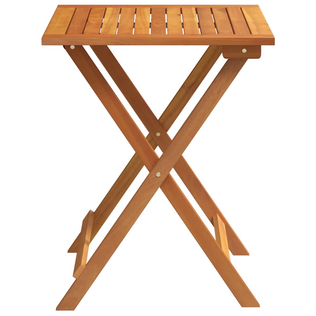 vidaXL Gartentisch Natur 60 x 60 x 72 cm Massivholz Akazie