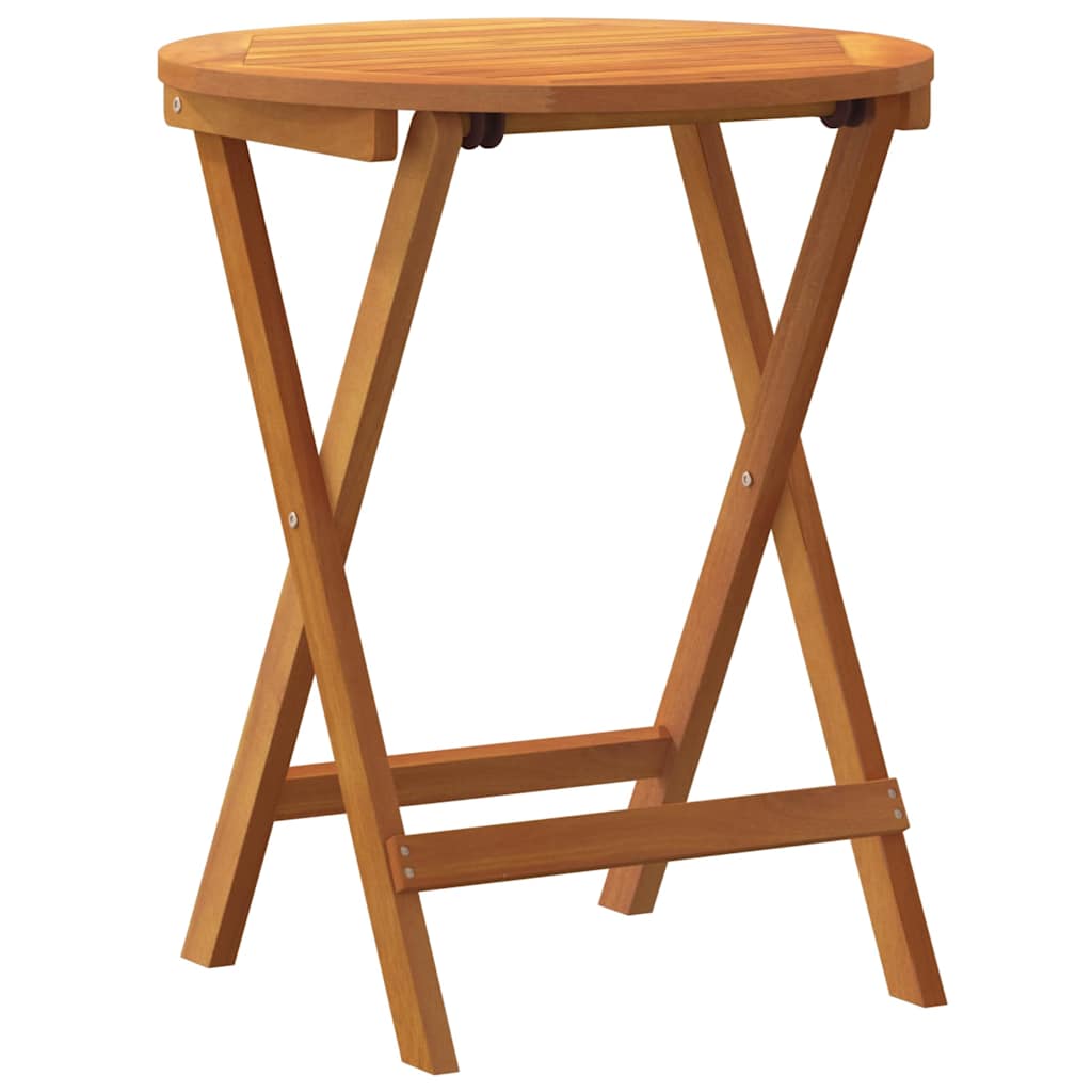 Gartentisch Natur 60 x 60 x 72 cm Massivholz Akazie