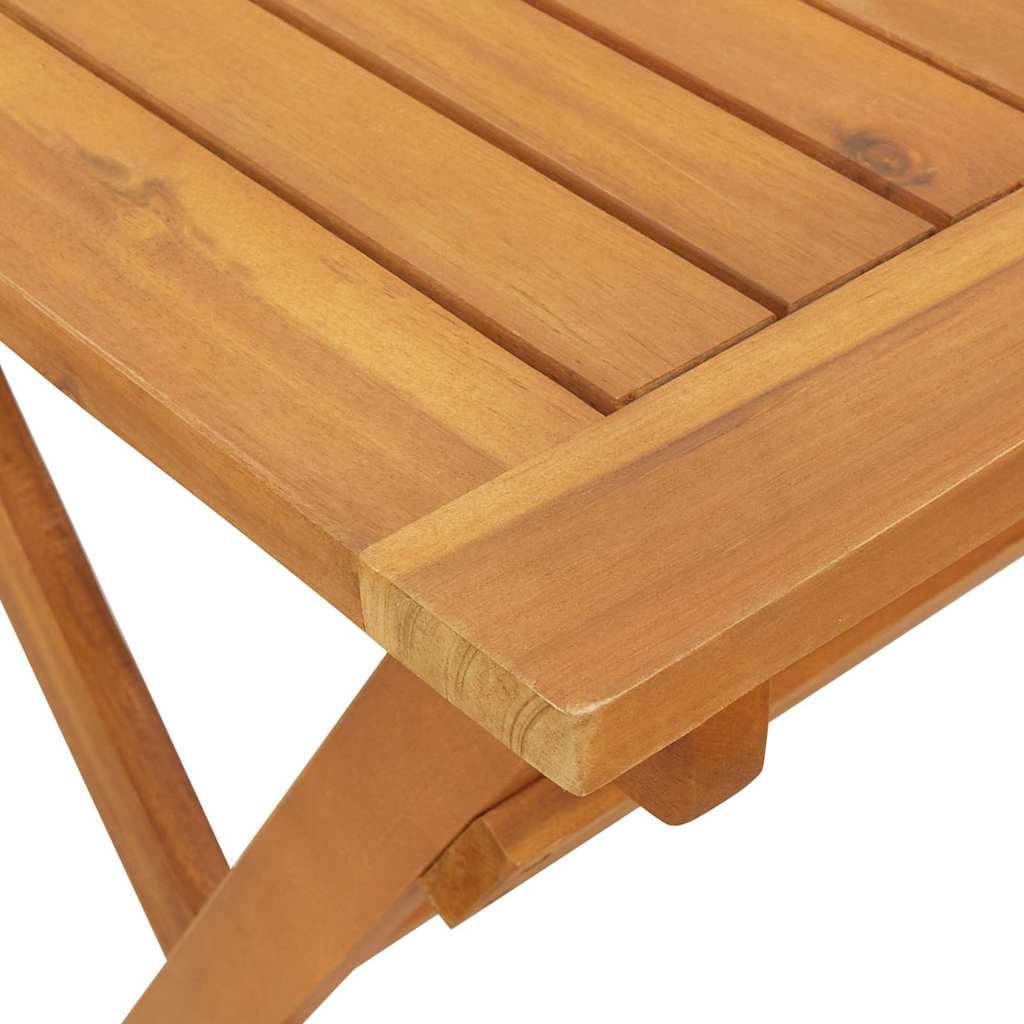 vidaXL Gartentisch Braun 90 x 55 x 75 cm Massivholz Akazie