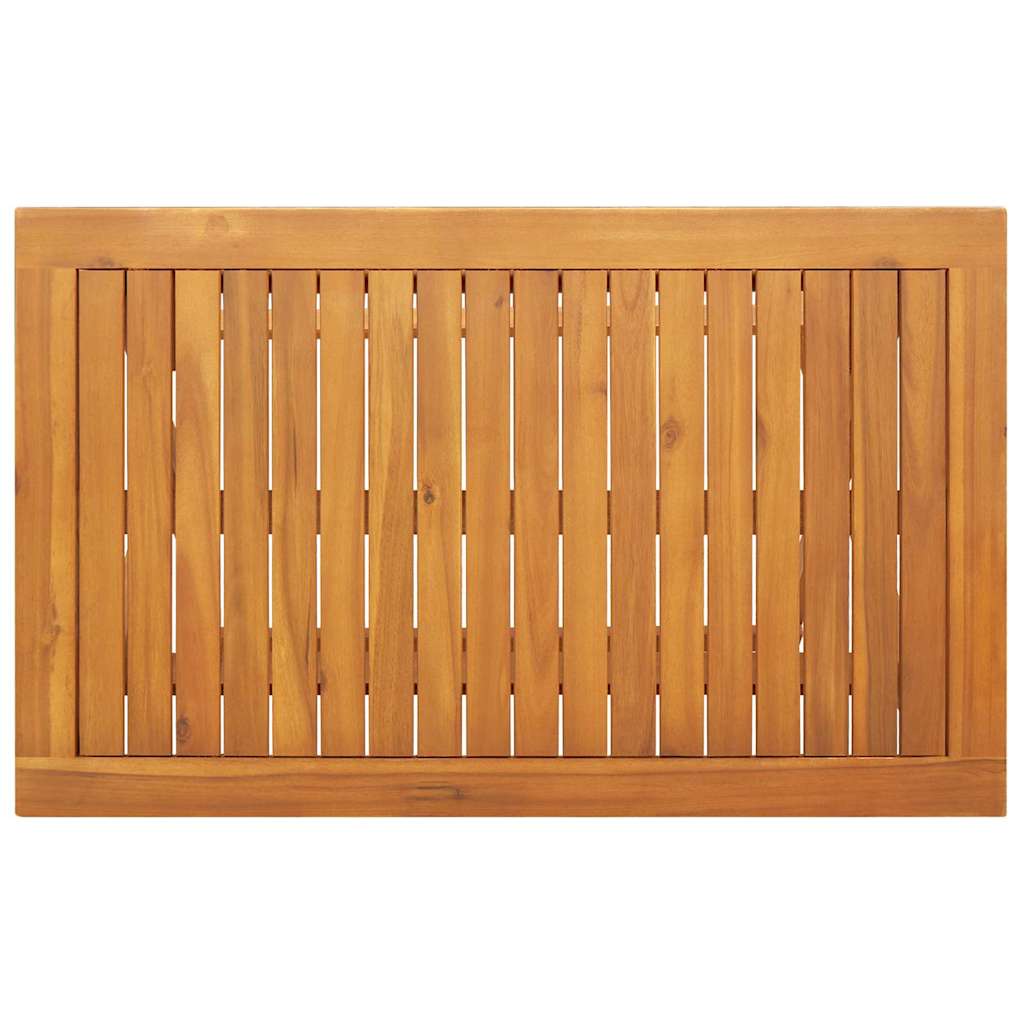 vidaXL Gartentisch Braun 90 x 55 x 75 cm Massivholz Akazie