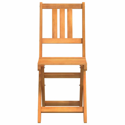 vidaXL Gartenstuhl 2 pcs Öl-Natur 40 x 42 x 85 cm Massivholz Akazie