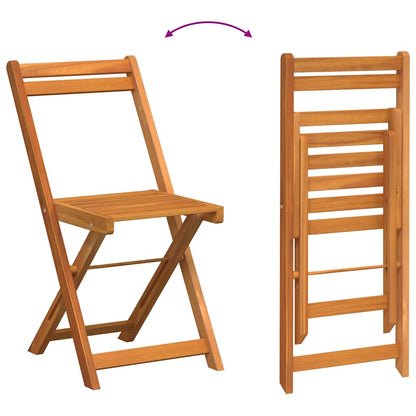 vidaXL Garten Essgruppe mit Kissen 3 pcs Öl-Natur Massivholz Akazie