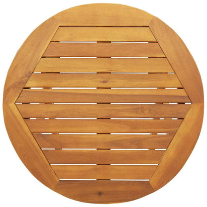 vidaXL Garten Essgruppe mit Kissen 3 pcs Öl-Natur Massivholz Akazie