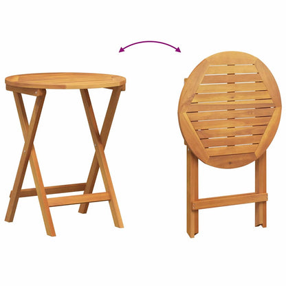 vidaXL Garten Essgruppe mit Kissen 3 pcs Öl-Natur Massivholz Akazie