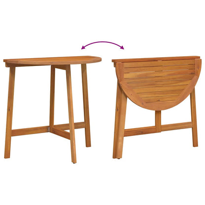 vidaXL Bistrogarnitur mit Kissen 3 pcs Öl-Natur Massivholz Akazie