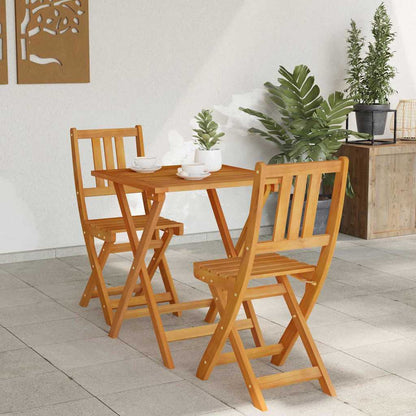 Bistrogarnitur 3 pcs Öl-Natur Massivholz Akazie
