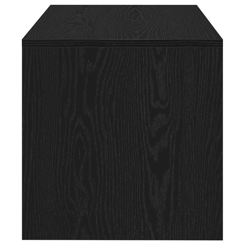 TV-Schrank Schwarz Eichen-Optik 60x40x40 cm Holzwerkstoff