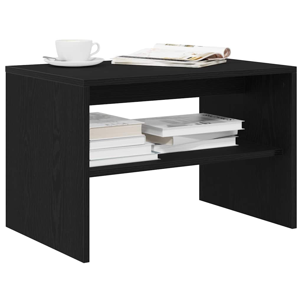 TV-Schrank Schwarz Eichen-Optik 60x40x40 cm Holzwerkstoff
