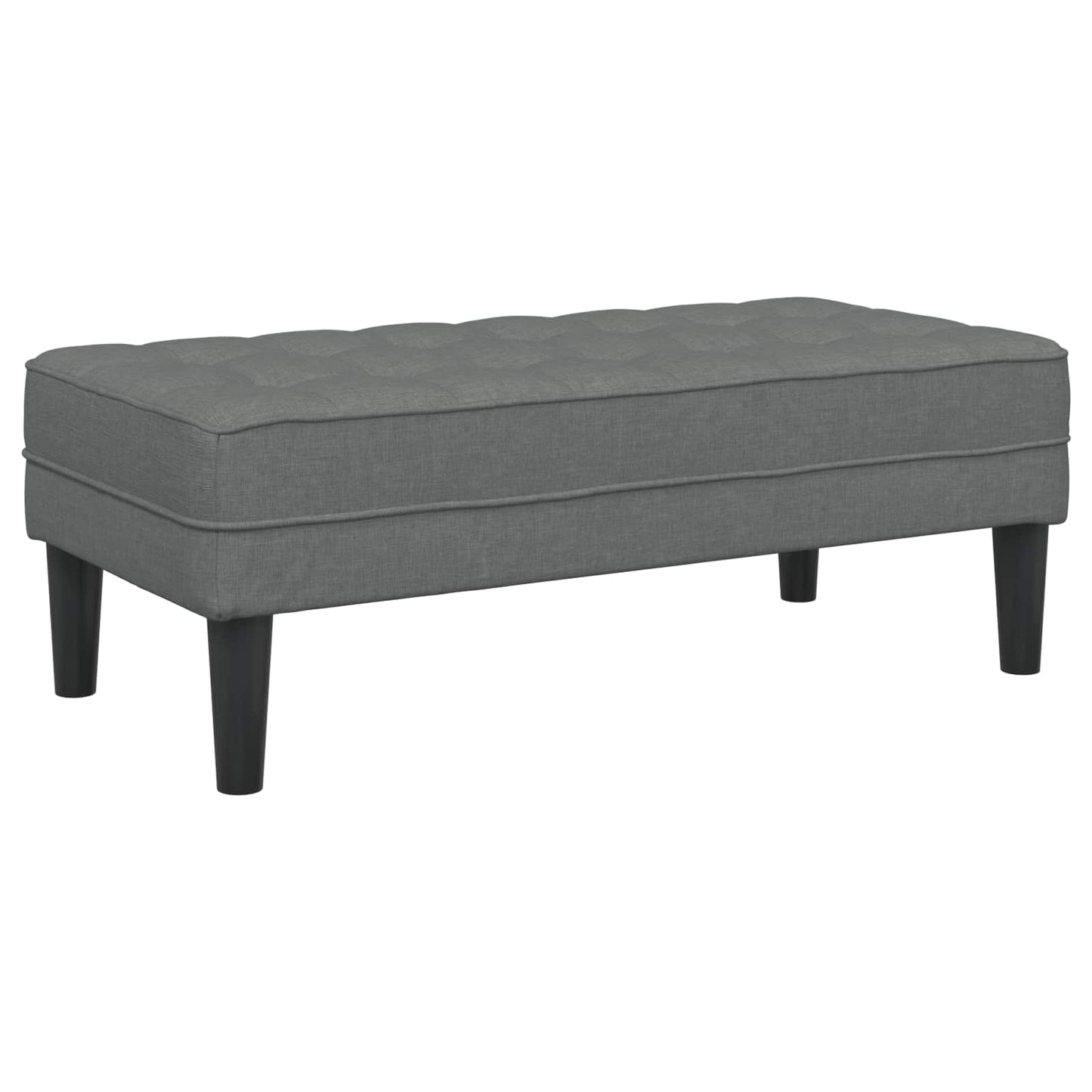 vidaXL Ensemble de canapés avec coussins 2 pcs Gris foncé Polyester