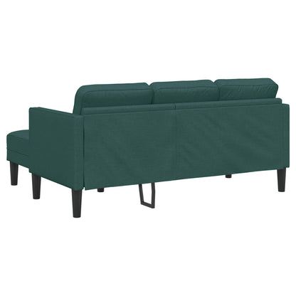 vidaXL Sofa Set mit Kissen 2 pcs Dunkelgrün Polyester