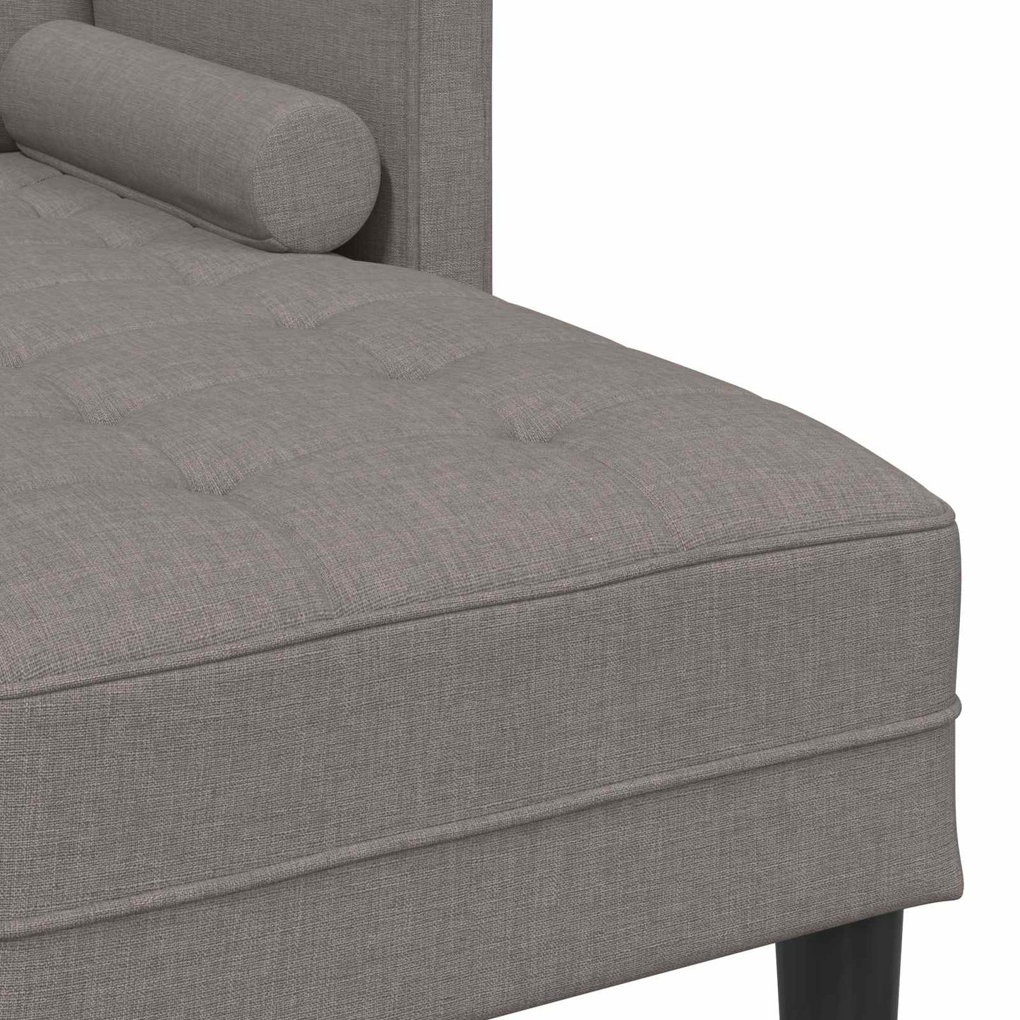 vidaXL Ensemble de canapés avec coussins 2 pcs Taupe Polyester